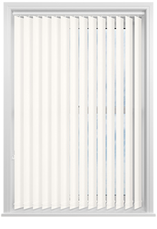 Trinity (Blackout), Off White - Vertical Blind